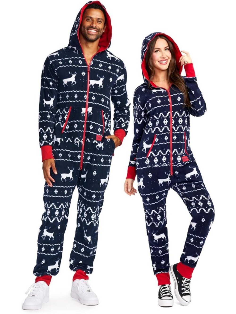 Tipsy Elves Christmas Onesies for Adults - Comfy Unisex Matching Holiday